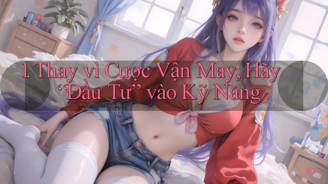 1. Thay vì Cược Vận May, Hãy “Đầu Tư” vào Kỹ Năng 1. Thay vì Cược Vận May, Hãy “Đầu Tư” vào Kỹ Năng