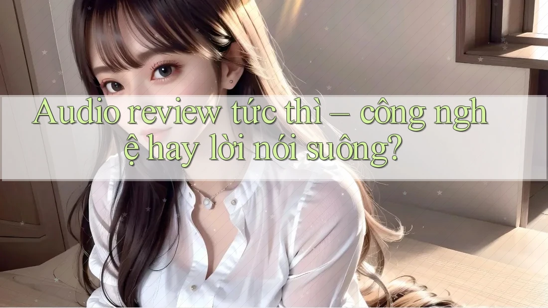 Audio review tức thì – công nghệ hay lời nói suông?