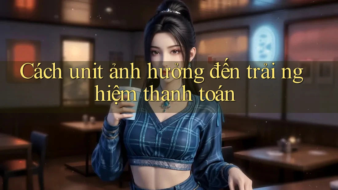 Cách unit ảnh hưởng đến trải nghiệm thanh toán