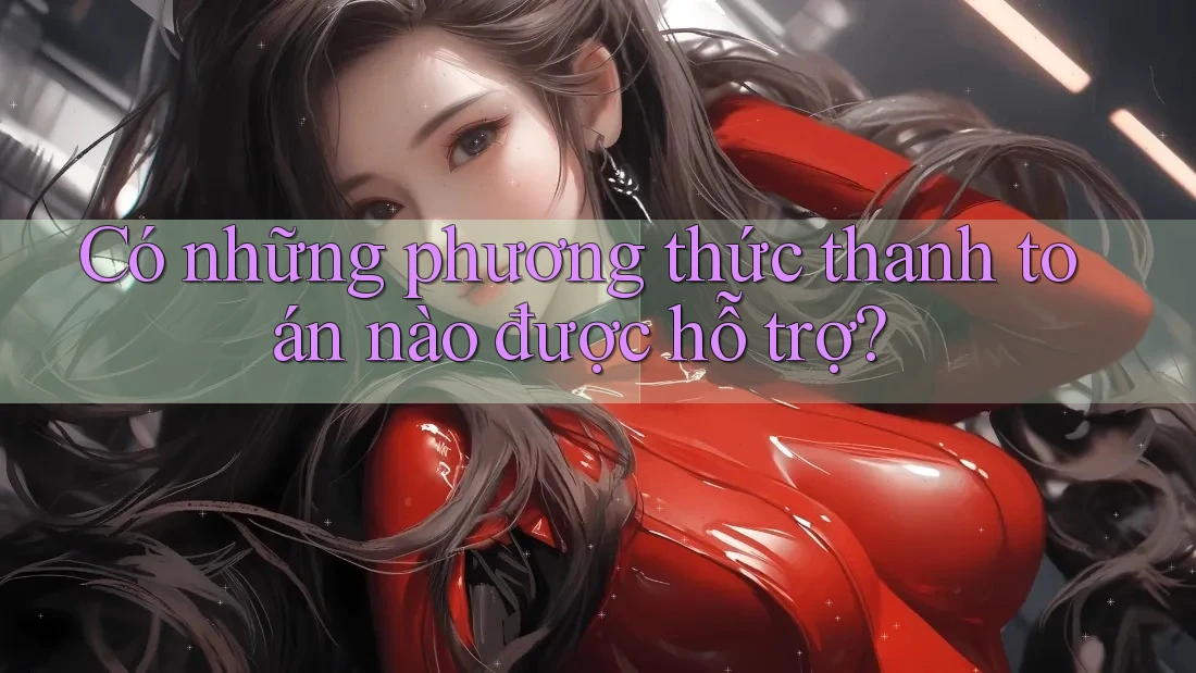 Có những phương thức thanh toán nào được hỗ trợ?