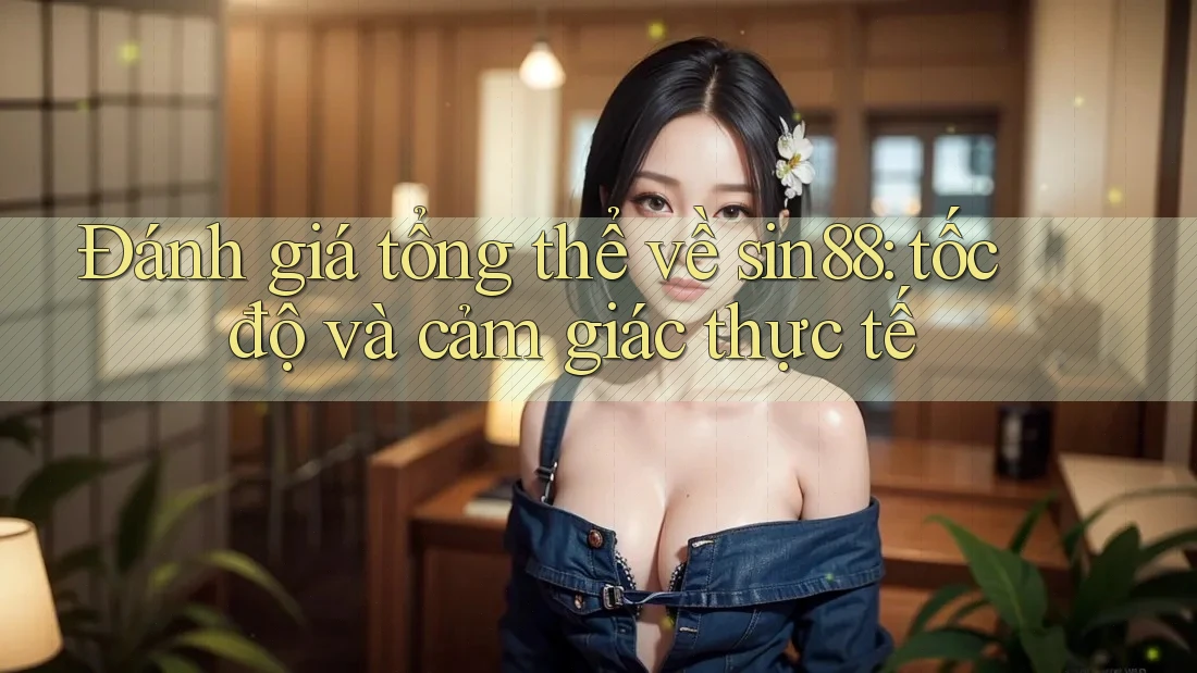 Đánh giá tổng thể về sin88: tốc độ và cảm giác thực tế