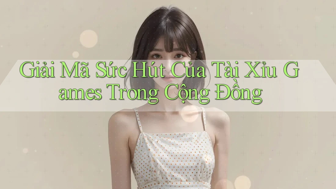 Giải Mã Sức Hút Của Tài Xỉu Games Trong Cộng Đồng