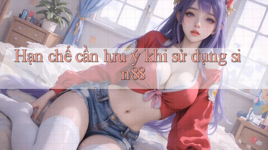 Hạn chế cần lưu ý khi sử dụng sin88