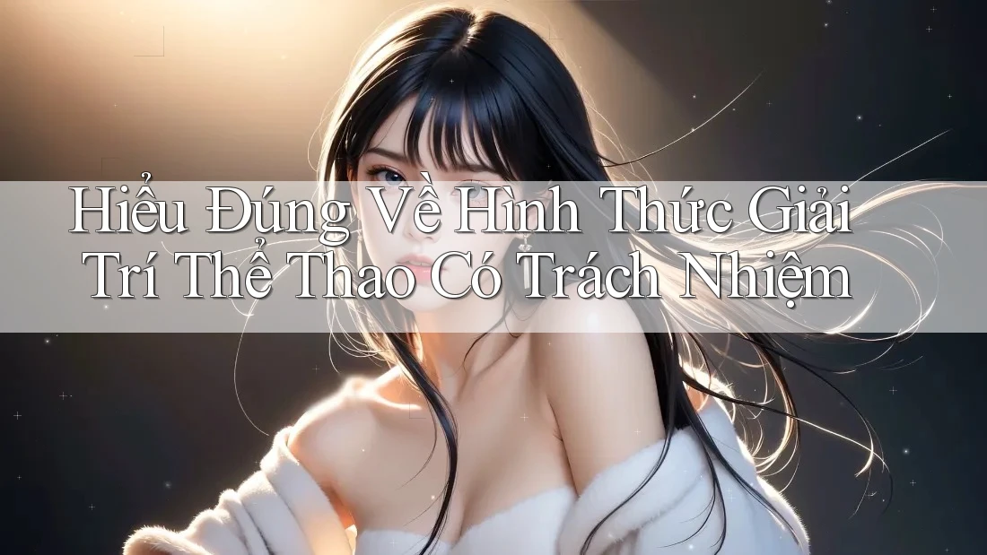 Hiểu Đúng Về Hình Thức Giải Trí Thể Thao Có Trách Nhiệm