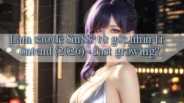 Làm sao để Sin88 từ góc nhìn frontend (2026)   fast growing