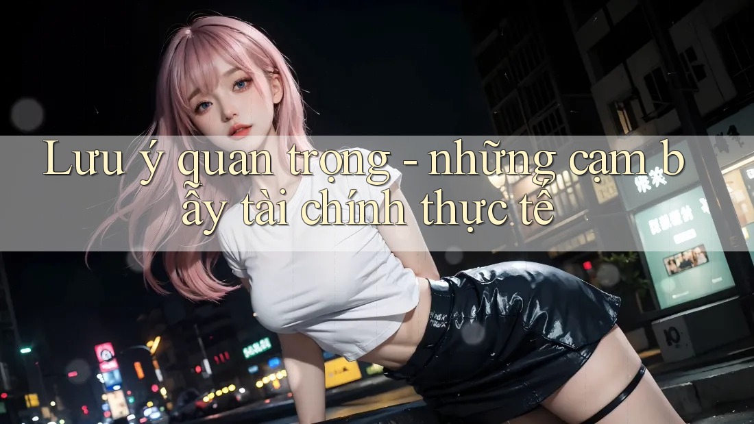 Lưu ý quan trọng - những cạm bẫy tài chính thực tế