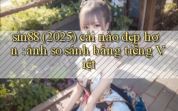 sin88 (2025) cái nào đẹp hơn ảnh so sánh bằng tiếng Việt