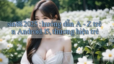 sin88 2025 hướng dẫn A   Z trên Android 15, thương hiệu trẻ