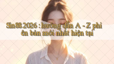 Sin88 2026 hướng dẫn A   Z phiên bản mới nhất hiện tại
