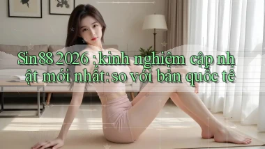 Sin88 2026 kinh nghiệm cập nhật mới nhất so với bản quốc tế