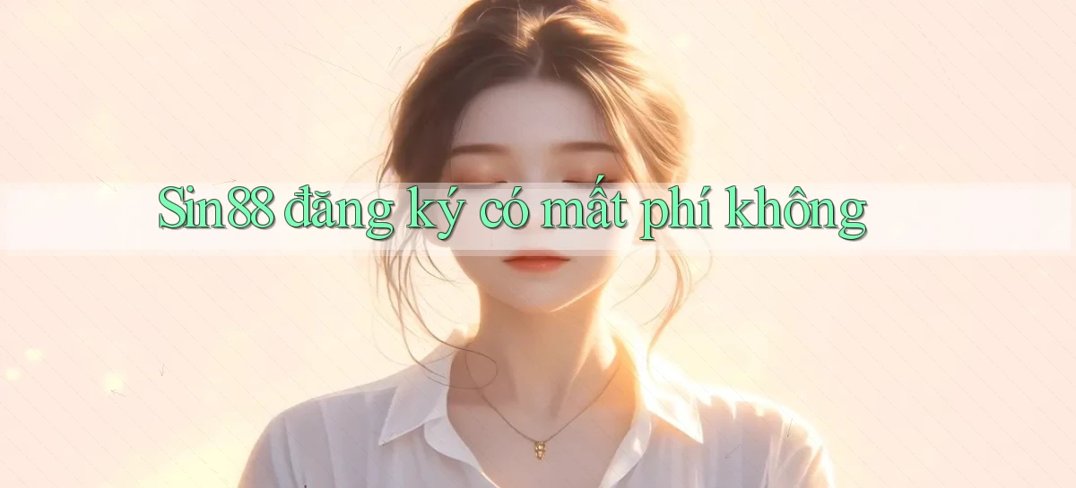 Sin88 đăng ký có mất phí không