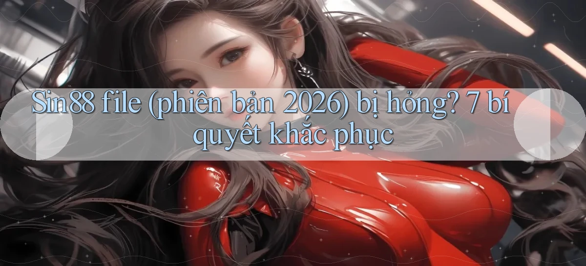 Sin88 file (phiên bản 2026) bị hỏng 7 bí quyết khắc phục