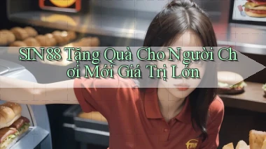 sin88  tặng quà cho người chơi mới giá trị lớn
