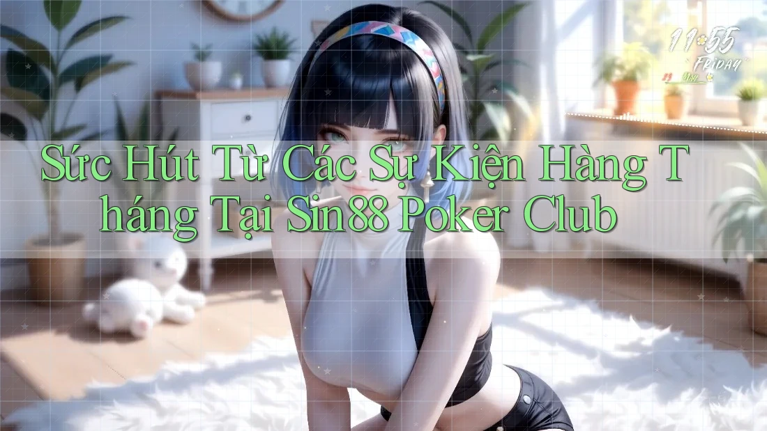 Sức Hút Từ Các Sự Kiện Hàng Tháng Tại Sin88 Poker Club