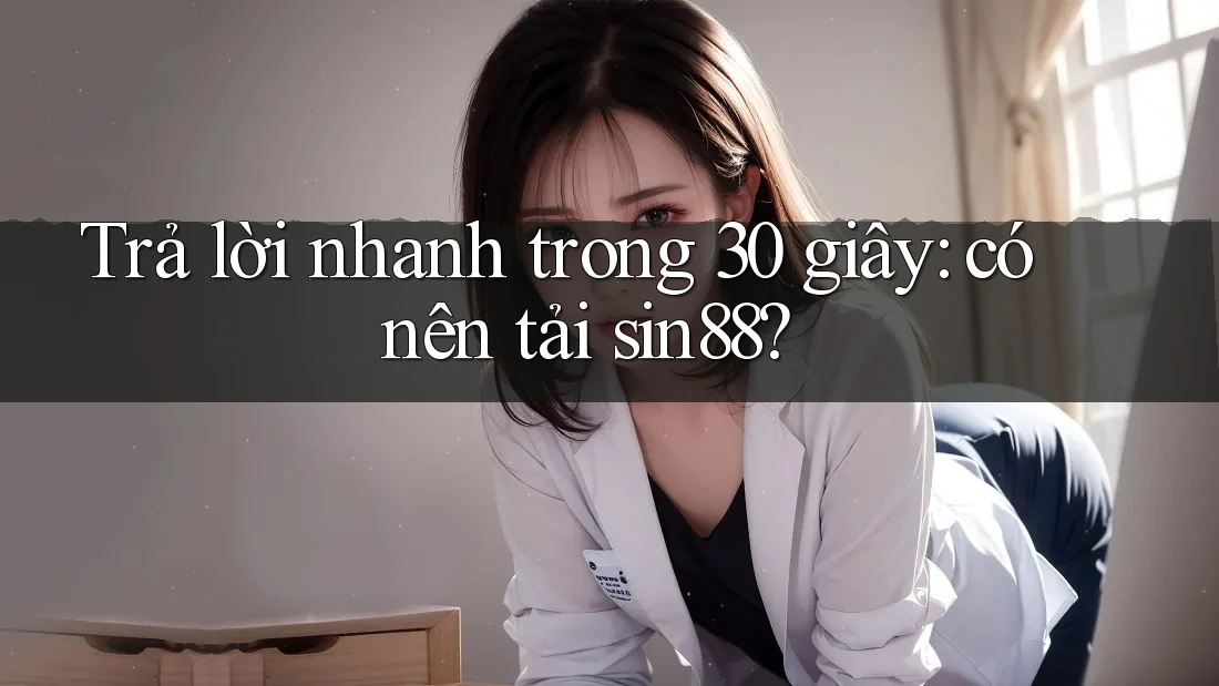 Trả lời nhanh trong 30 giây: có nên tải sin88?