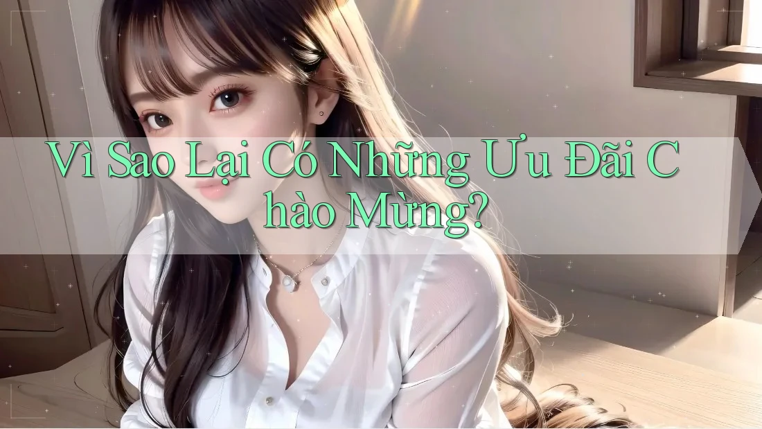 Vì Sao Lại Có Những Ưu Đãi Chào Mừng?