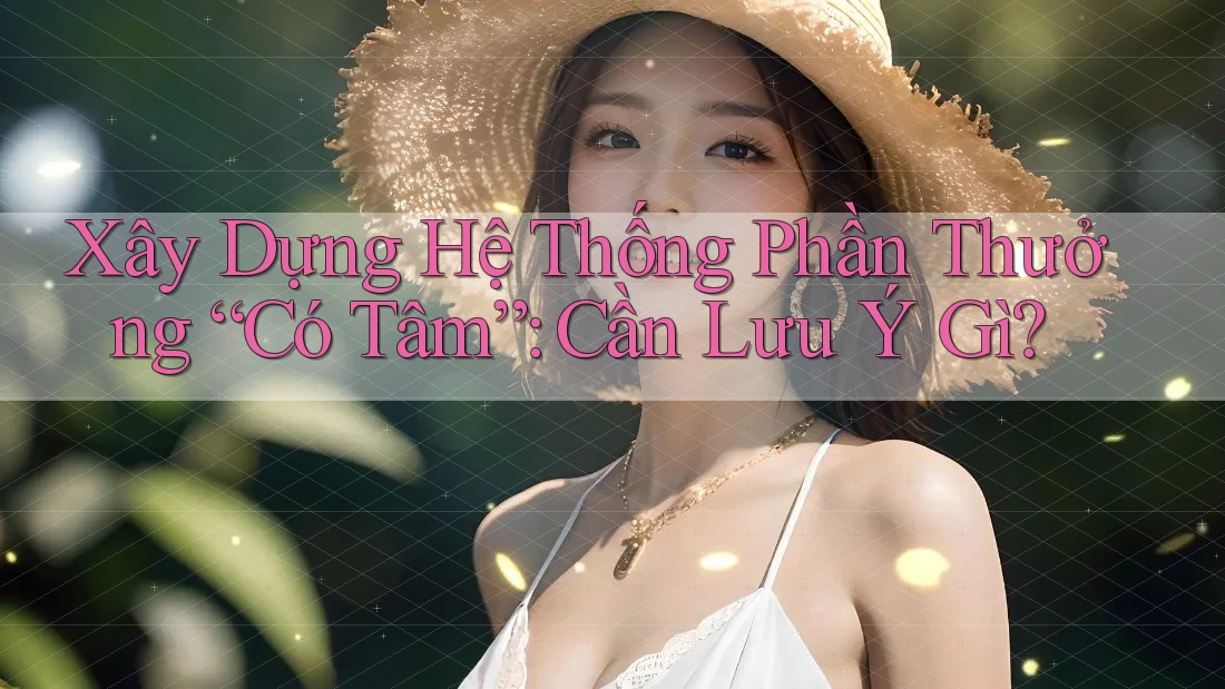 Xây Dựng Hệ Thống Phần Thưởng “Có Tâm”: Cần Lưu Ý Gì?
